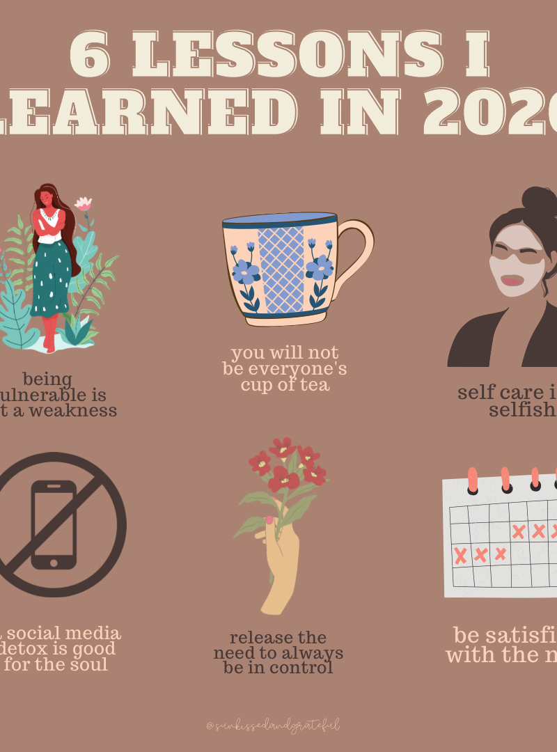6 Lessons I Learned in 2020
