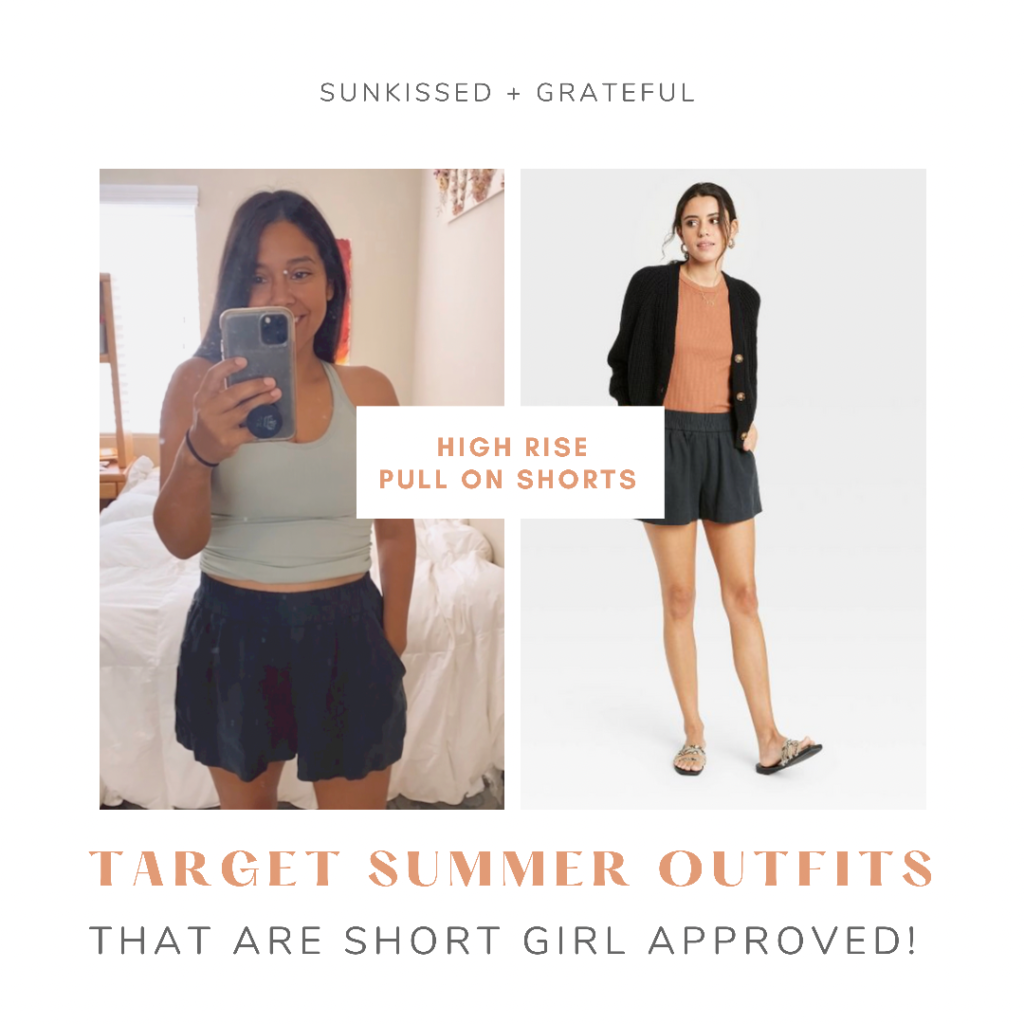 Get direct link to linen shorts. Short girl approved! 